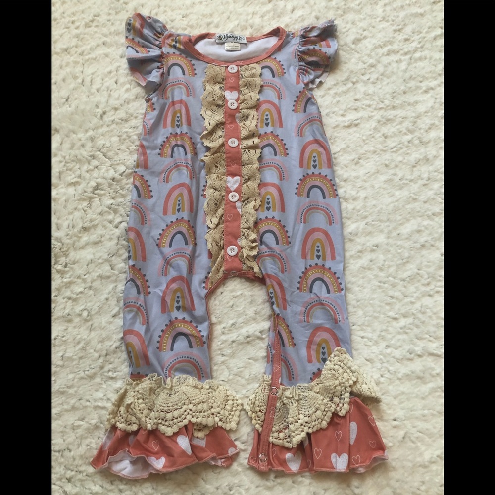 Pastel Rainbow Romper